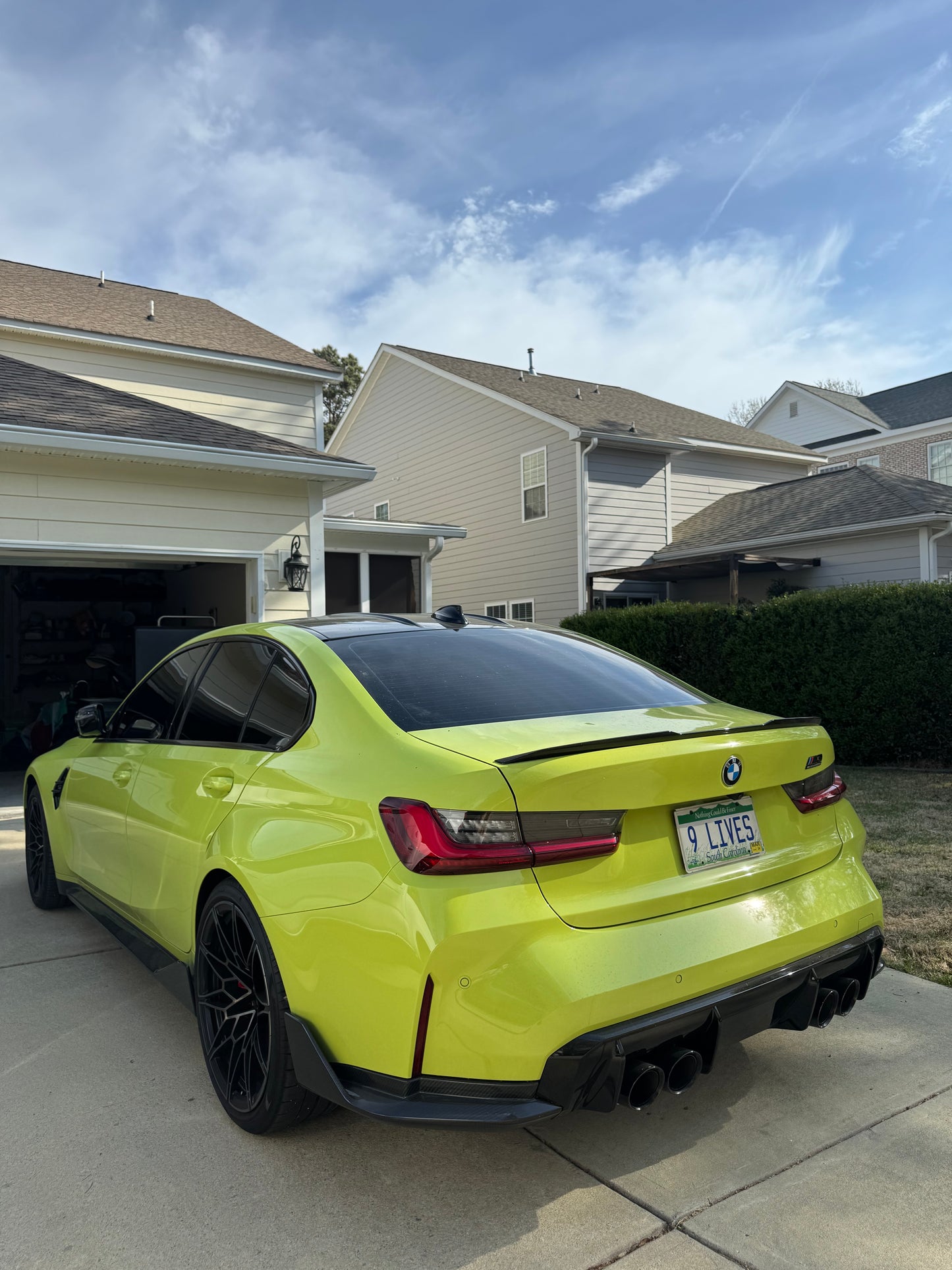 MP Style Carbon Fiber Rear Canard Splitters - BMW G80 M3 & G82/G83 M4