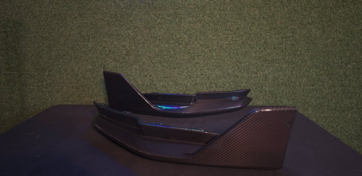 MP Style Carbon Fiber Rear Canard Splitters - BMW G80 M3 & G82/G83 M4